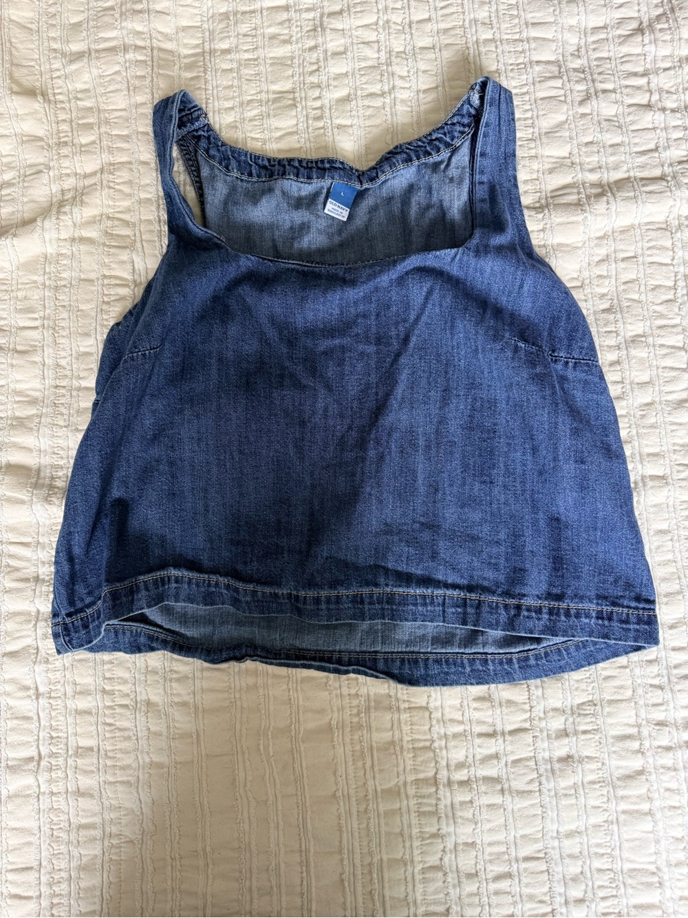 Old Navy Indigo Denim Tank Top